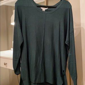 Long sleeve green shirt